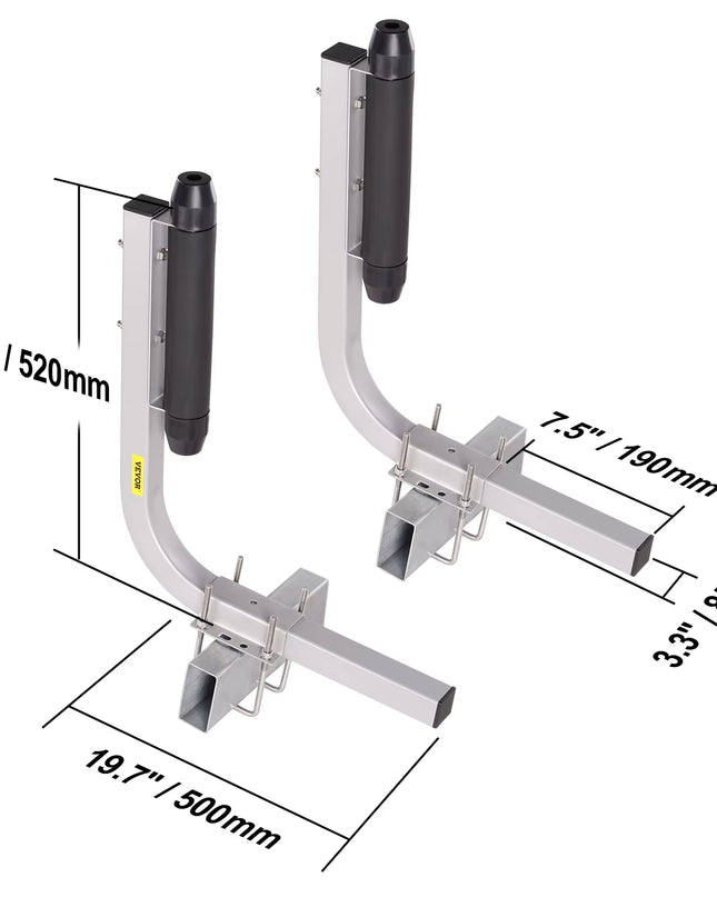 Succebuy Boat Trailer Guide Adjustable Guide Poles 2Pcsrustproof Galvanized Steel Trailer Guide for Skiboat or Sailboat Trailer