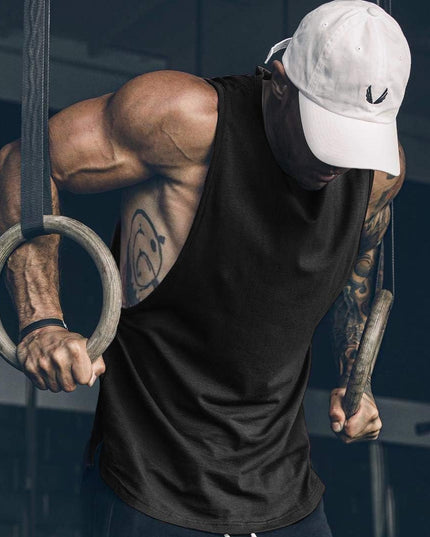Men Workout Tank Top 2 Pack Gym Bodybuilding Sleeveless Muscle T Shirts