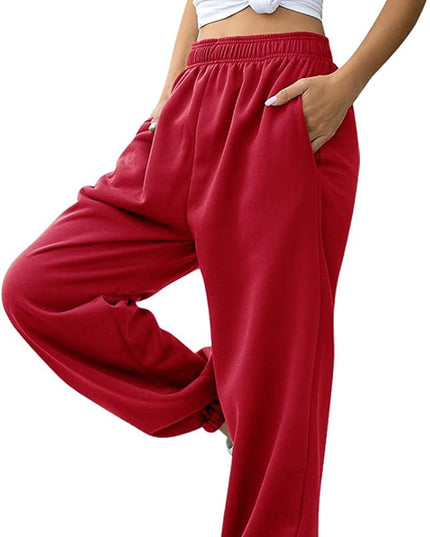 Women'S High Waisted Sweatpants Workout Active Joggers Pants Baggy Lounge Bottoms
