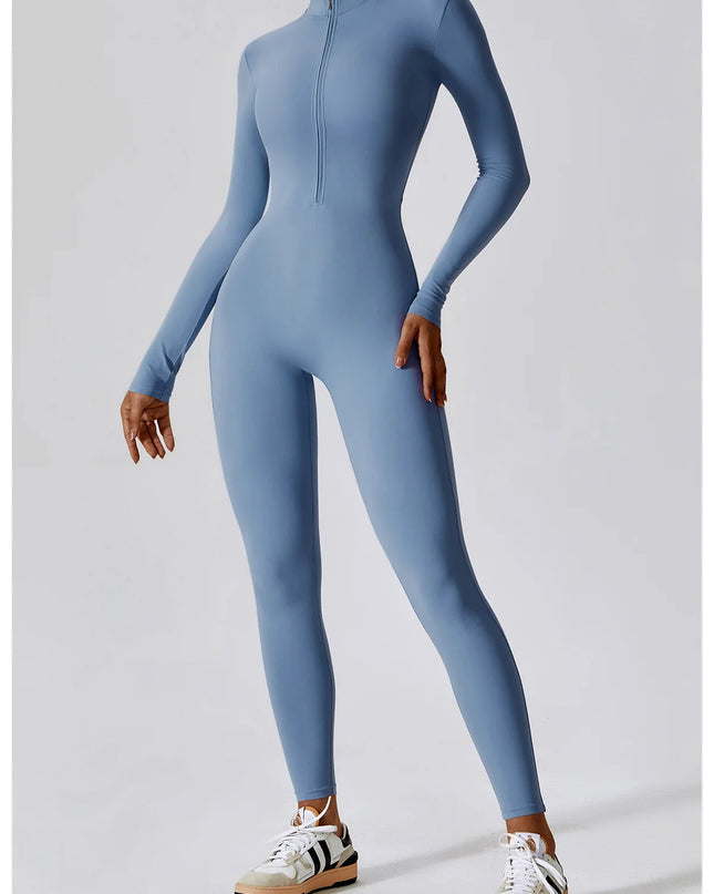 Summer Zipper Workout Jumpsuit Sports Overalls Women Gym Clothing Running Fitness Suits Gym Tracksuit Short Sportswear Yoga Set
