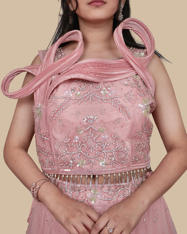 Stone & Sequins Lehenga Choli Set-3
