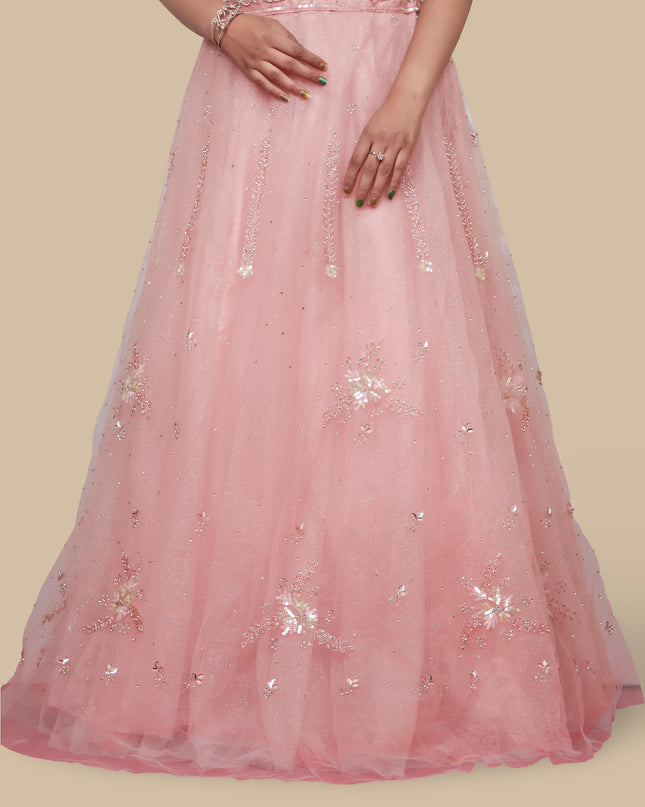 Stone & Sequins Lehenga Choli Set-4