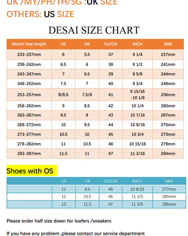 Desai Upgraded Men'S Brock Carved Business British Style Leather Men'S Boots OS6605H