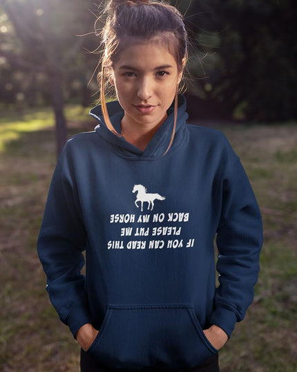 Horse Riding Hoodie for Women and Teen Girls - Equestrian Gift Idea for Riders, Barn Lovers & Horseback Fans
