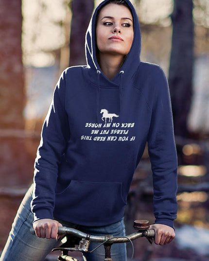 Horse Riding Hoodie for Women and Teen Girls - Equestrian Gift Idea for Riders, Barn Lovers & Horseback Fans