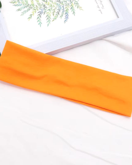 Elastic Cotton Hairband Fashion Headbands for Women Men Solid Running Fitness Yoga Hair Bands Stretch Makeup Hair Accessories