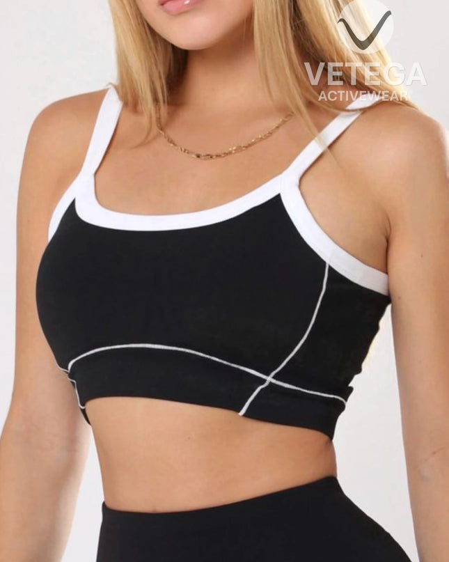Yoga Sets High Waist Hip Lift Flared Pants Backless Bra Outfits Gym Workout Leggings Women Sportswear