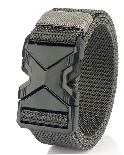 The New Men'S 125Cm Buckle Belt Nylon Braided Lightweight Breathable Daily Commuter Men'S Belt