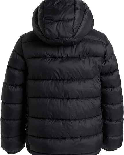 Hooded Puffer Jackets for Boys and Girls – Lightweight and Packable – Autumn and Winter Coat, Warm and Comfy