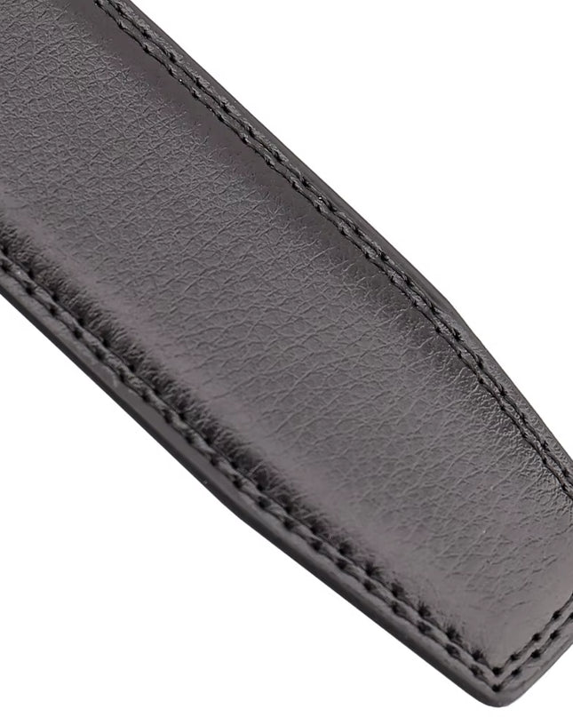 Men'S Leather Belts Fashion Automatic Buckle Cowskin Male Belt Luxury Designer Black Brown 3.5Cm plus Size 130 140 150 160 170Cm