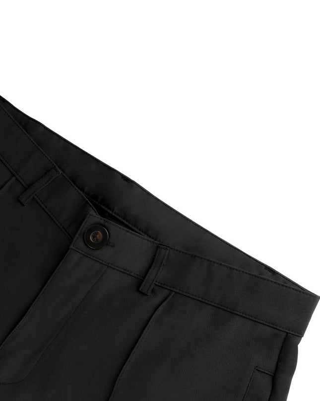 Men'S Double Fold Line Solid Color Casual Suit Pants
