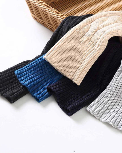 'S Italy Style Brand Cotton Sweater Men Trend Twist Thick Sweaters for Men Chandail Svetr Maglione Sweatshirt