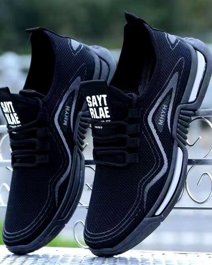 Male Sneakers Simple Men'S Casual Shoes Spring Outdoor Non-Slip Mens Shoes Breathable Man Running Shoes