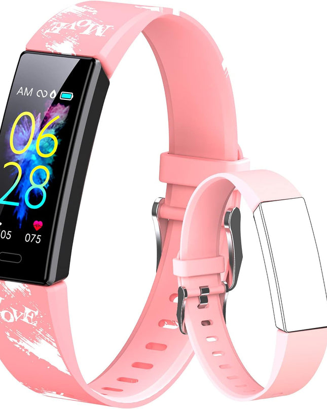 Kids Watch Fitness Tracker, Fitness Watches for Kids, Activity Tracker with Pedometers, Stopwatch, IP68 Waterproof, 11 Sport Modes Smart Watch for Kids Age 6-16 Years Old