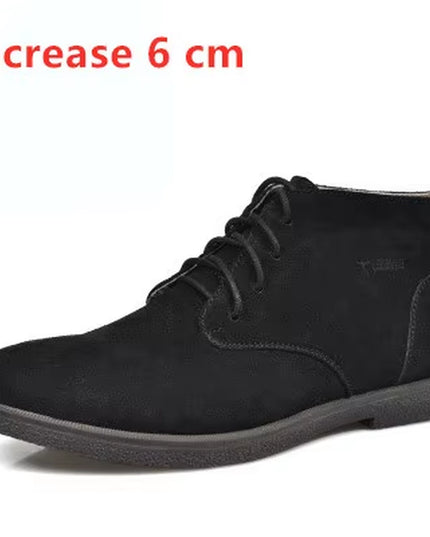 New Men Shoes Winter Boots Suede Leather Boots Men Snow Boots Waterproof Winter Shoes Leather Men Ankle Boots Fur Men Shoes