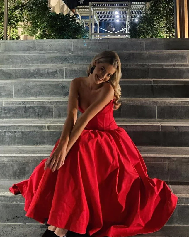 Summer Elegant Woman Dress 2024 New Arrivals Wine Formal Occasion Corset Dress Long Party Dresses Female Clothing
