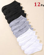 12 Pairs Bwg / One Size