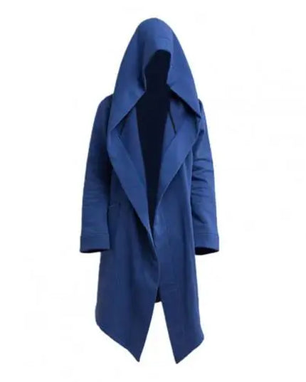 Fashion Hoodie Mens Leisure Cool Long Men Jacket Long Sleeve for Filming Men Jacket Costume Mantle Hoodies Jacket Cloak Coats