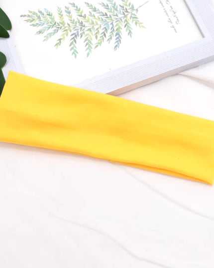 Elastic Cotton Hairband Fashion Headbands for Women Men Solid Running Fitness Yoga Hair Bands Stretch Makeup Hair Accessories