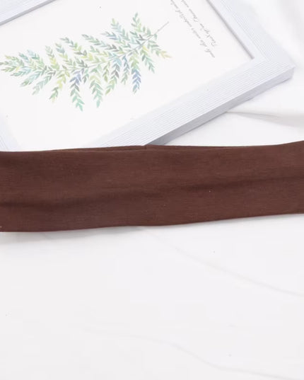 Elastic Cotton Hairband Fashion Headbands for Women Men Solid Running Fitness Yoga Hair Bands Stretch Makeup Hair Accessories