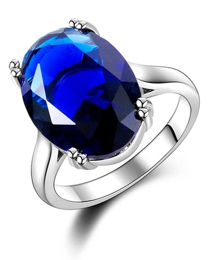 Fashion Women'S Jewelry S925 Silver Ring Mystic Fire Rainbow Topaz Rings Promotion Elegant Wedding Jewelry Anillos Party Gift