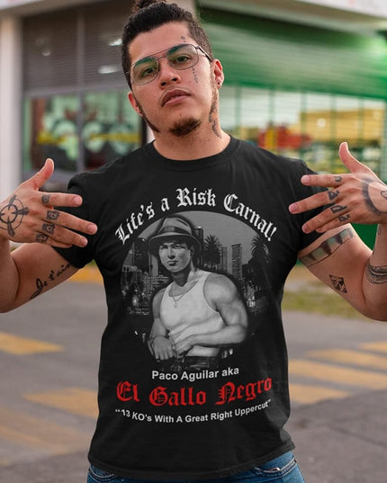 Mens Chicano Inspired Vatos Shirt Blood in Blood Out Movie Tribute Tee