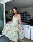 Green Print / S (Fully Lined)