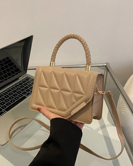 2024 New Fashion Shoulder Bag Plaid PU Leather Ladies Handbags Designer Crossbody Bags for Women