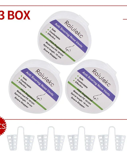 Anti Snoring Nasal Dilator for Easy Breathing Preventing Snoring Breathe Aid Stop Snore Device Easy Breathing Improvement Sleep