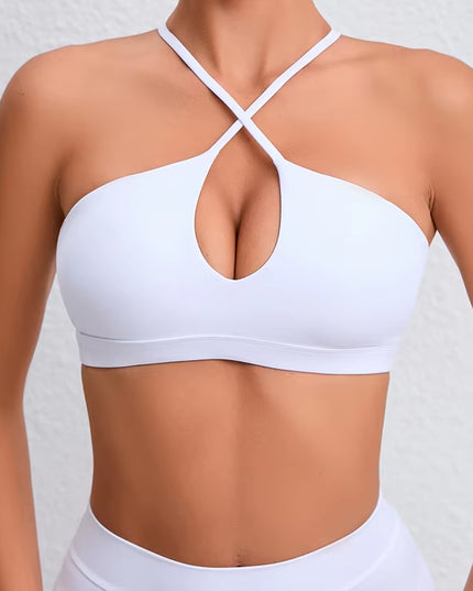 Hearuisav New Gym Top Women Training Yoga Clothes Stretch Women Sports Underwear Fitness Workout Cross Yoga Bra Sexy Sports Bra