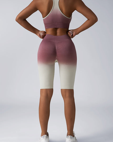 Workout Sets for Women 2 Piece Seamless Crop Tank High Waist Shorts Yoga Outfits,Workout Outfits for Women 2 Piece Seamless Sport Bra High Waist Yoga Leggings Sets