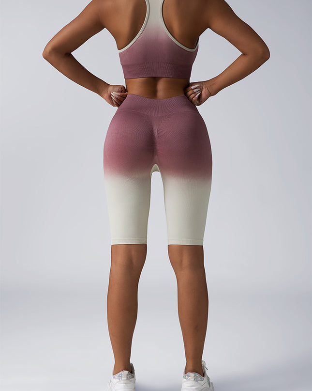 Workout Sets for Women 2 Piece Seamless Crop Tank High Waist Shorts Yoga Outfits,Workout Outfits for Women 2 Piece Seamless Sport Bra High Waist Yoga Leggings Sets