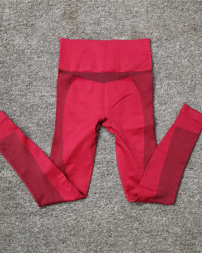Women Fitness Sport Yoga Suit Seamless Women Yoga Sets Long Sleeve Yoga Clothing Female Sport Gym Suits Wear Running Clothes