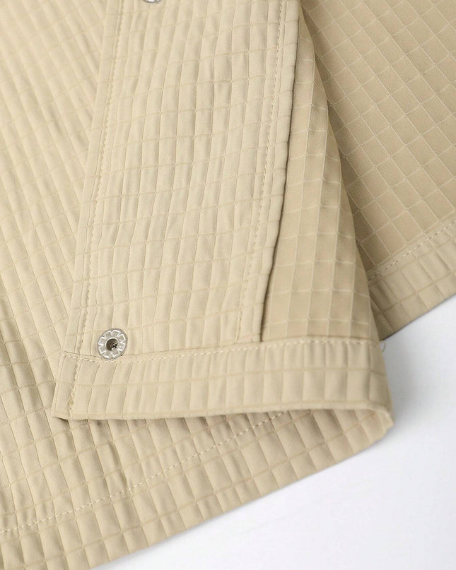 Manfinity Homme Men Flap Pocket Shirt & Drawstring Waist Pants