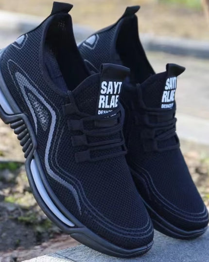 Male Sneakers Simple Men'S Casual Shoes Spring Outdoor Non-Slip Mens Shoes Breathable Man Running Shoes