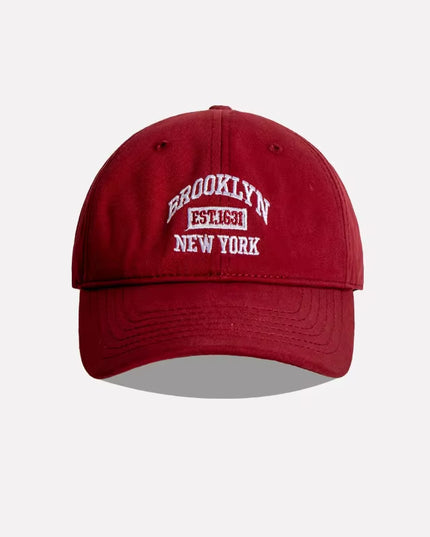 Soft Cotton Letter Embroidered Baseball Cap for Women Men Casual Outdoor Sports Curved Brim Visor Hats Unisex Hip Hop Dad Caps