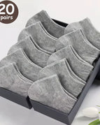20 Pairs Gray / One Size