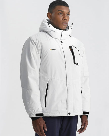 Men'S Mountain Waterproof Ski Snow Jacket Winter Windproof Rain Jacket