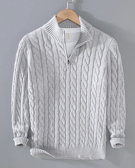 'S Italy Style Brand Cotton Sweater Men Trend Twist Thick Sweaters for Men Chandail Svetr Maglione Sweatshirt