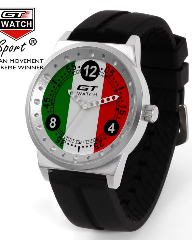 GT Watch Men Italy Flag F1 Sport Watch Mens Watches Top Brand Luxury Men'S Watch Clock Reloj Hombre Erkek Kol Saati Relogio