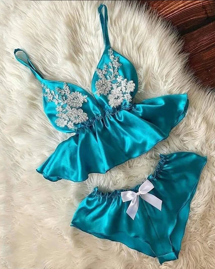 Women Corset Lace Floral Lingerie Set Sexy plus Size V Neck Bralette Bra Two Piece Splicing Stain Underwear Lingeries Sets Sexy