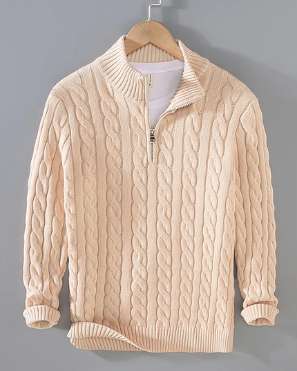 'S Italy Style Brand Cotton Sweater Men Trend Twist Thick Sweaters for Men Chandail Svetr Maglione Sweatshirt