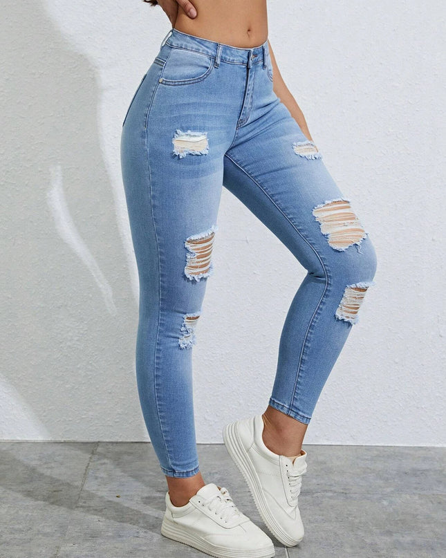 Essnce Ripped Skinny Jeans