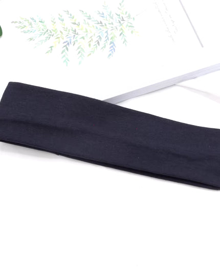 Elastic Cotton Hairband Fashion Headbands for Women Men Solid Running Fitness Yoga Hair Bands Stretch Makeup Hair Accessories