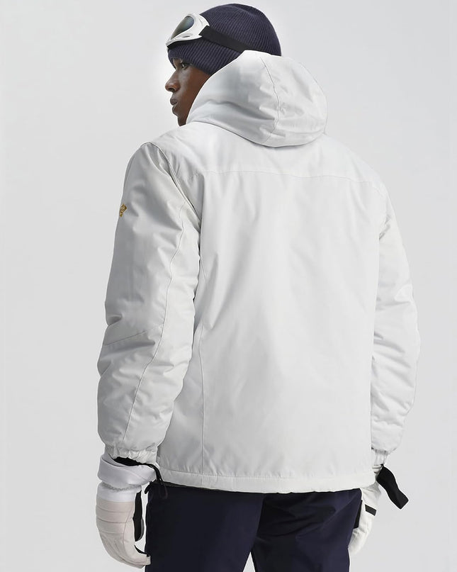 Men'S Mountain Waterproof Ski Snow Jacket Winter Windproof Rain Jacket