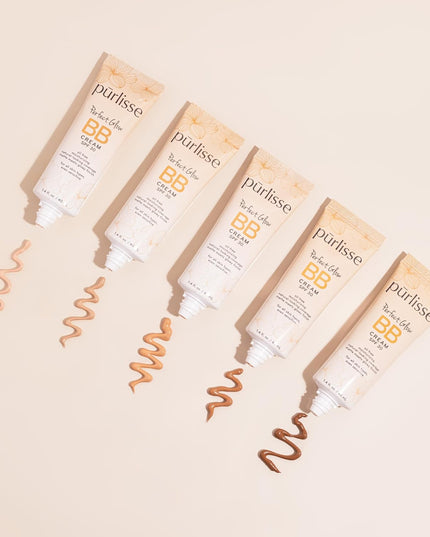Perfect Glow BB Cream with SPF 30 - Matte Meets Dewy Finish - Enriched with Goji & Hawthorn Berry to Help Improve Skin Texture & Radiance - Deep (1.4 Oz)