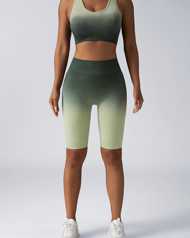 Workout Sets for Women 2 Piece Seamless Crop Tank High Waist Shorts Yoga Outfits,Workout Outfits for Women 2 Piece Seamless Sport Bra High Waist Yoga Leggings Sets