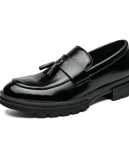 Luxury Brand Shoes Men Fashion plus Size 46 Soft Moccasins Men Loafers High Quality Leather Tassel Shoes Mens Flats Driving Shoe